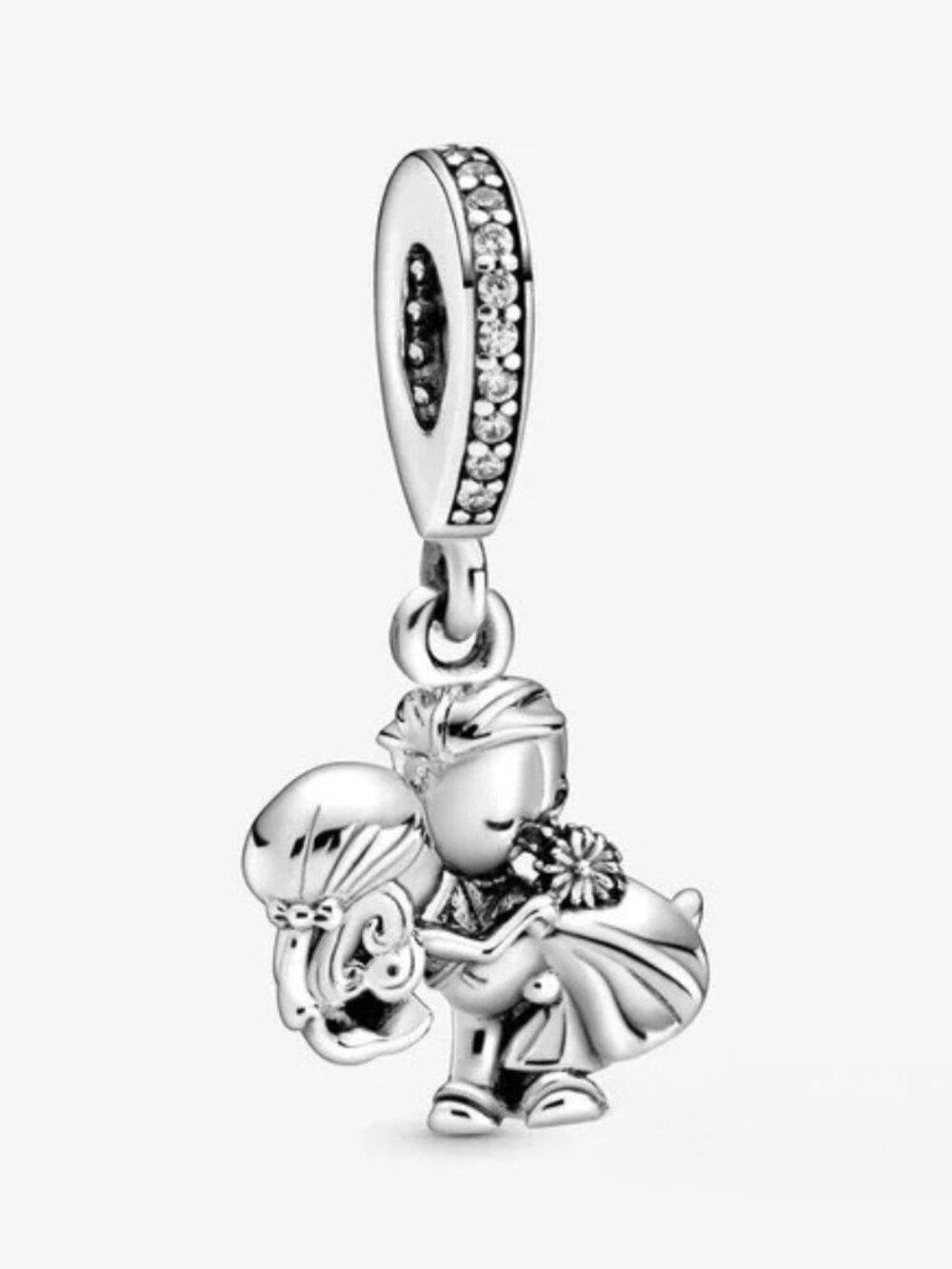 Pandora Silver Bride and Groom Dancing Charm